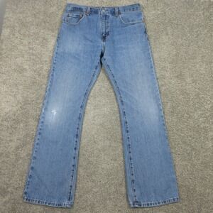 Levis Jeans Mens 34x32 Blue 517 Bootcut Western Cowboy Rodeo Ranch Denim Pants 2